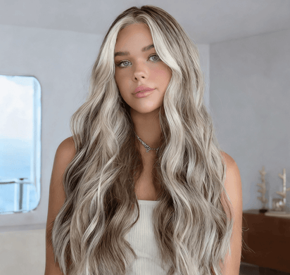 Café Au Lait Balayage - 13x4 Lace Front Wig