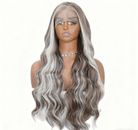 Café Au Lait Balayage - 13x4 Lace Front Wig