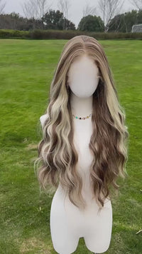 Café Au Lait Balayage - 13x4 Lace Front Wig
